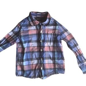 Boys OSHKOSH BGOSH Plaid Button - Size 4‎
